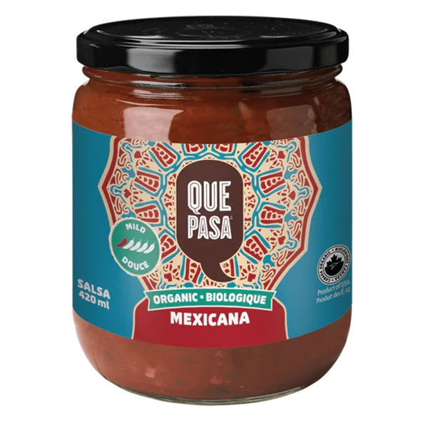 Que Pasa Organic Mexicana Salsa Mild, 420ml