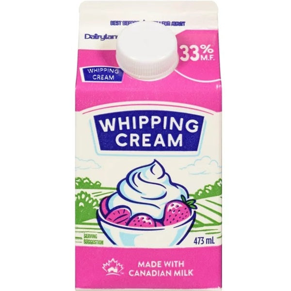 Dairyland 33% Whipping Cream, 473mL