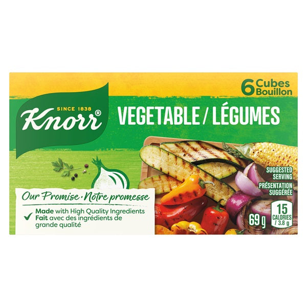 Knorr Vegetable Bouillon Cubes, 6x63gr