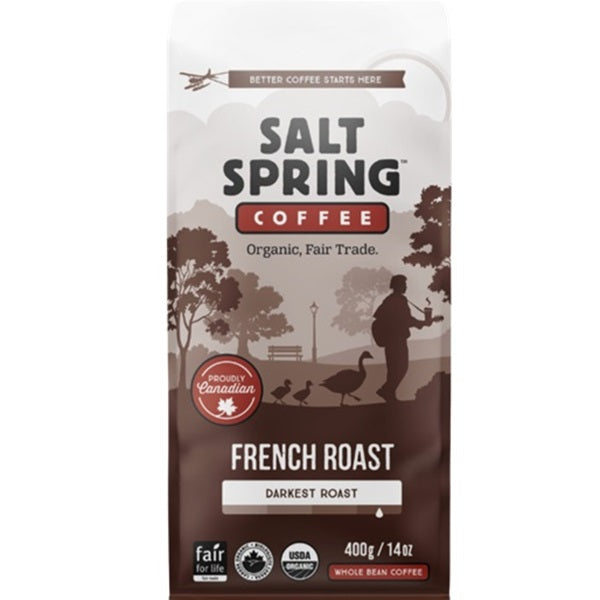 Salt Spring Ground Coffee French Darkest Roast, 284gr