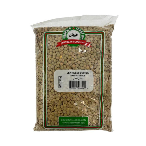 Khooban Green Lentils, 750gr