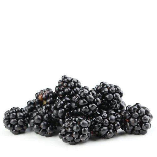 A pile of fresh blackberries