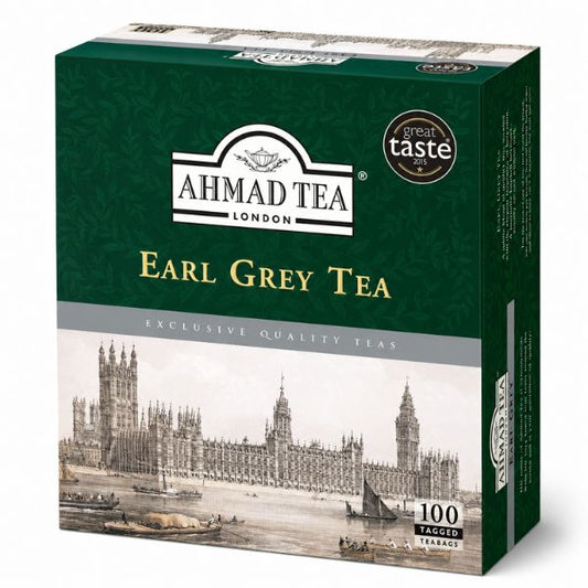 Ahmad Tea Earl Grey Tea Bag, 100ct