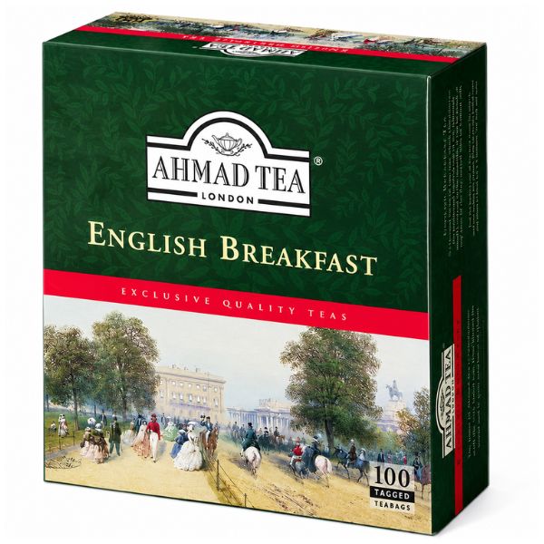 Ahmad Tea English Breakfast Tea Bag, 100ct