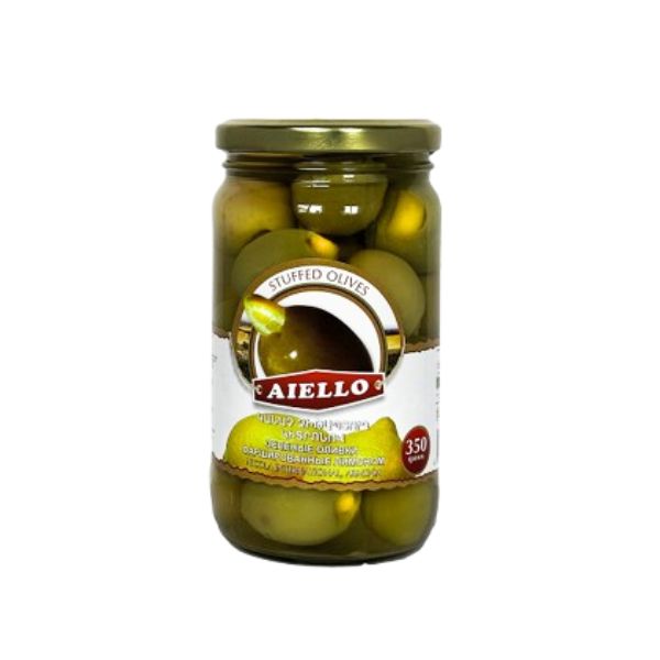 Aiello Green Olives Stuffed with Lemon, 350gr