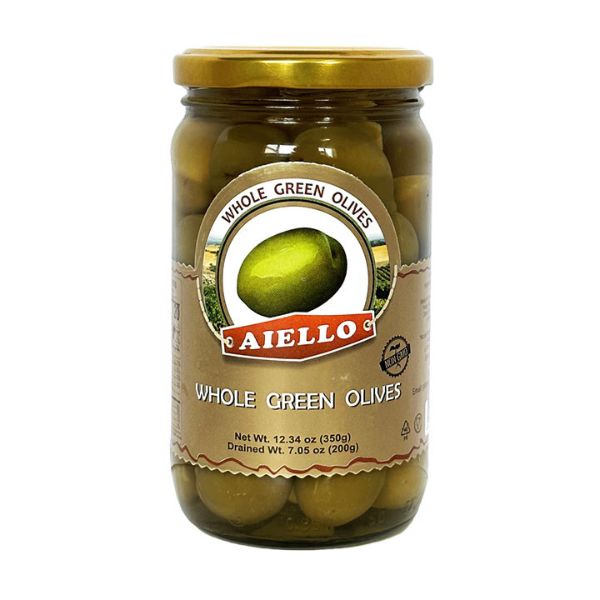 Aiello Whole Green Olives, 700gr