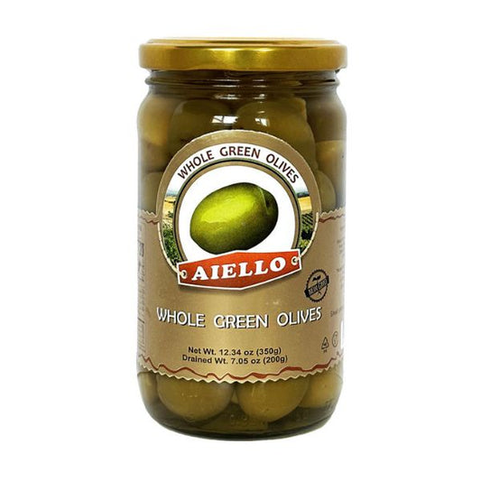 Aiello Whole Green Olives, 700gr