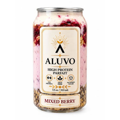 Aluvo High-Protein Mixed Berry Parfait