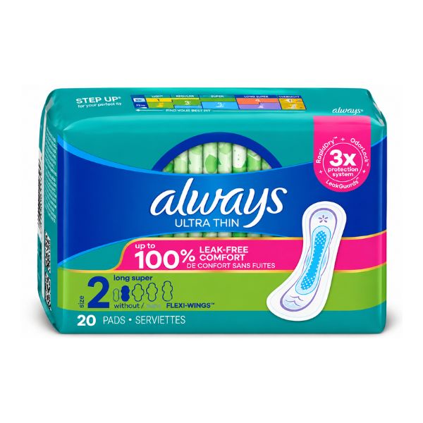 Always Ultra Thin Overnight size 2 , 20ct