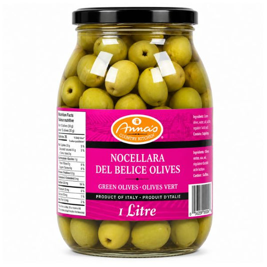 Anna's Nocellara Del Belice Olive, 1L