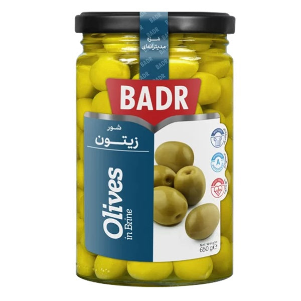 Badr Olives In Brine, 650gr