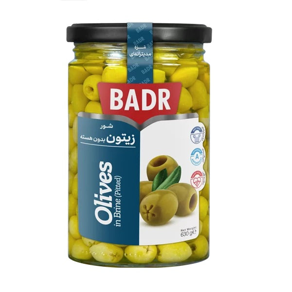 Badr Pitted Olives (Without Seeds) - 630g