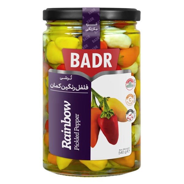 Badr Rainbow Pickled Pepper, 540gr