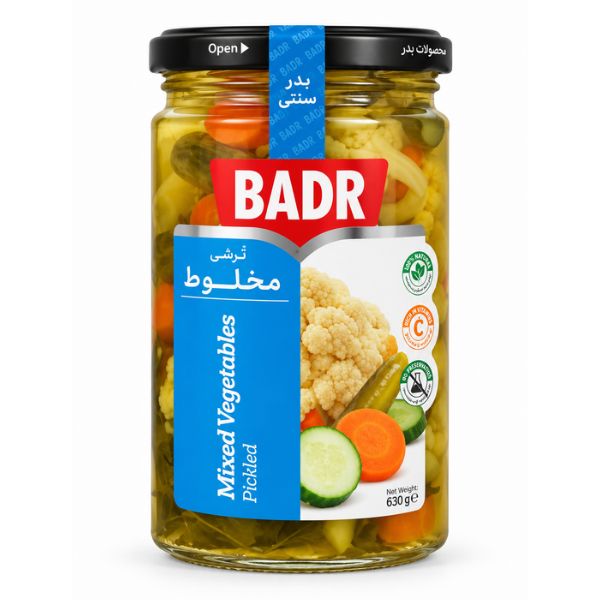 Badr Mixed Vegetables, 630gr