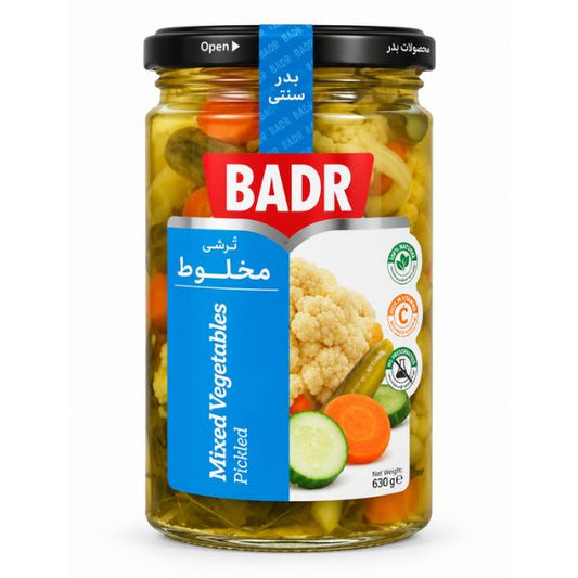 Badr Mixed Vegetables, 630gr
