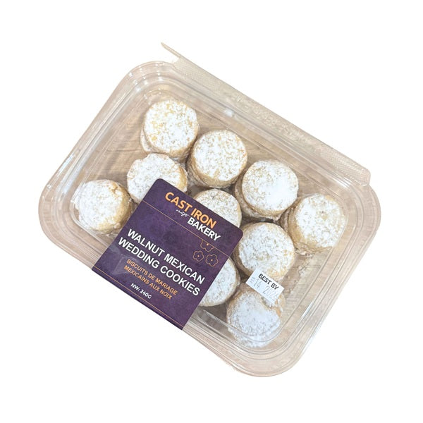 Cast Iron Walnut Mexican Wedding Cookies