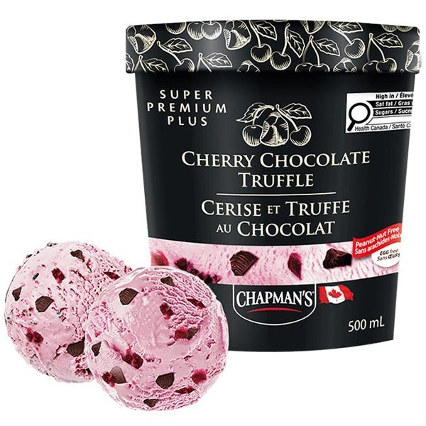 Chapman's Cherry Chocolate Truffle Ice Cream, 500ml