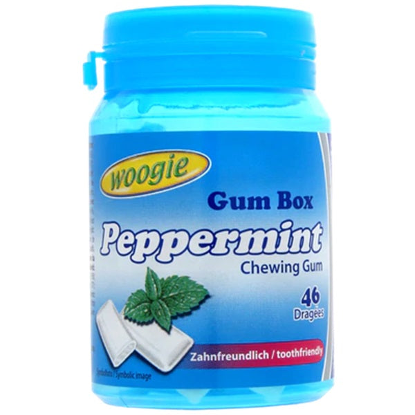 Woogie Gum Peppermint Sugar Free, 64.4gr