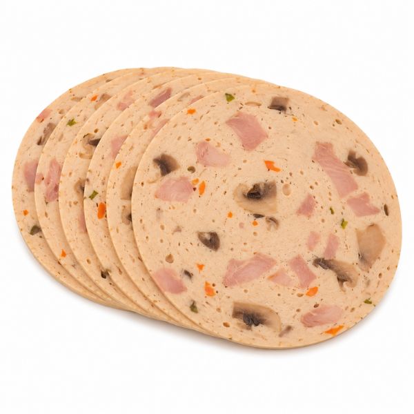 کالباس مرغ و قارچ حلال