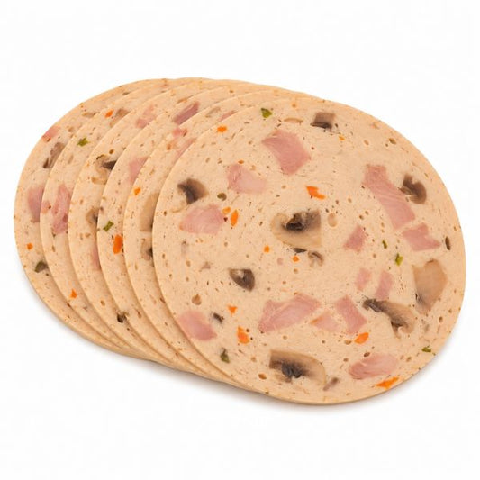 کالباس مرغ و قارچ حلال
