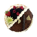 Chocolate and vanilla Cake 8"