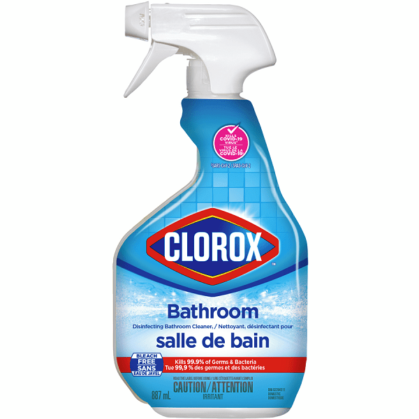 Clorox Bathroom Cleaner Spray, 887ml