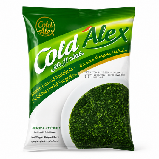 Cold Alex Frozen Minced Molokhia, 400gr