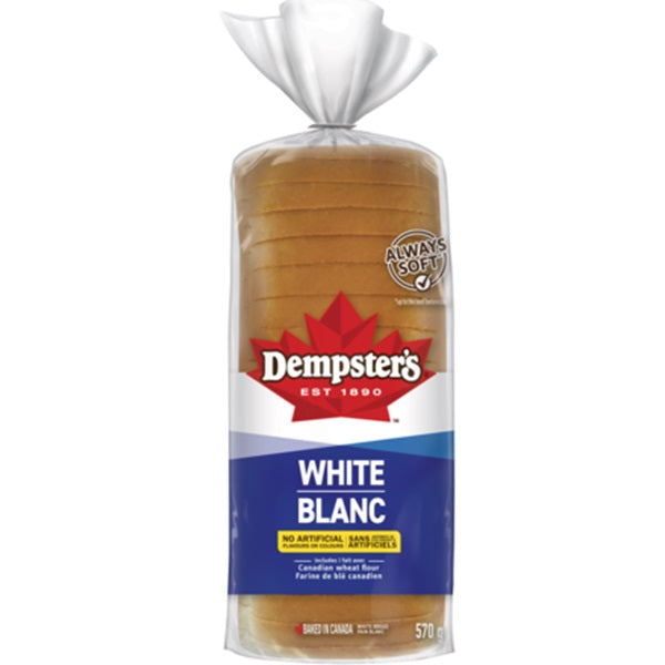 Dempster's White Bread, 570gr