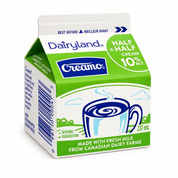 Dairyland 10% Half & Half Cream, 237ml