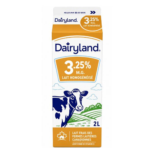 Dairyland 3.25% Homogenized Milk, 2L