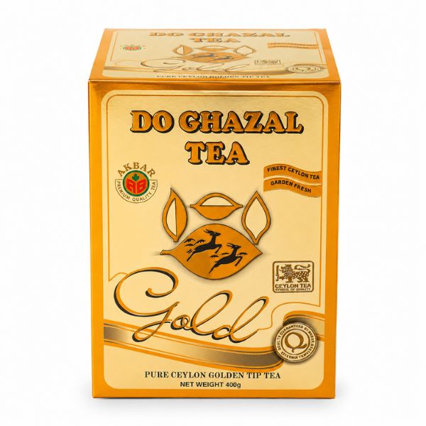 چای سیاه دوغزال رویال گلد — ۴۰۰ گرم