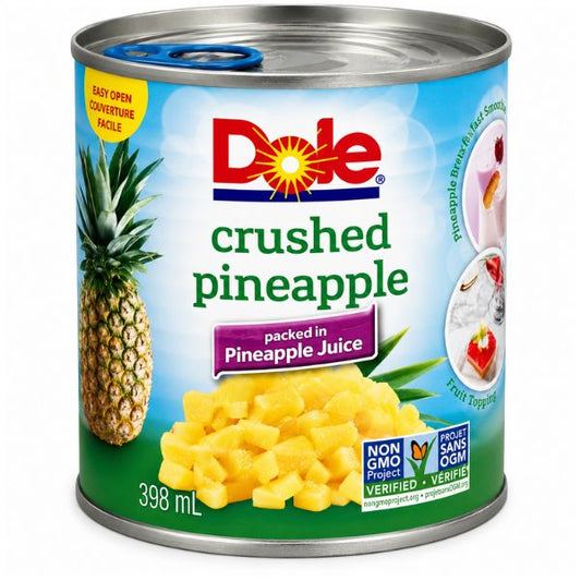 Dole Crushed  Pineapple, 398mL