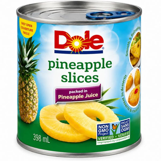 Dole Sliced Pineapple, 398mL