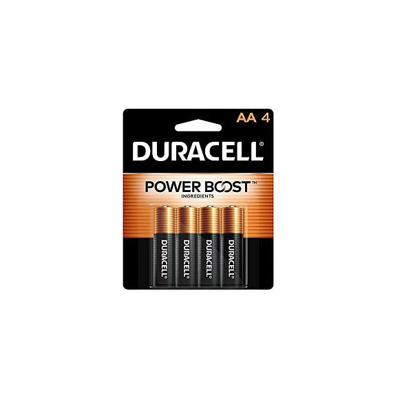 Duracell Coppertop Battery AA4, 4ct