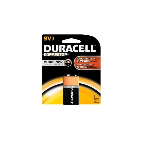 Duracell Coppertop 9V Battery
