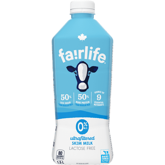Fairlife 0% Lactose Free Skim Milk, 1.5L