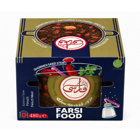 Farsi Canned Meatless Ghormeh Sabzi Stew, 480gr