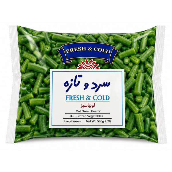 Fresh & Cold Frozen Cut Green Beans, 400gr