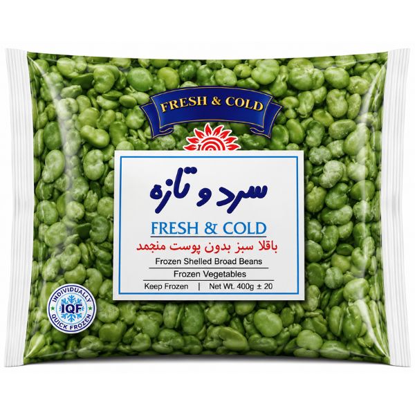 Fresh & Cold Frozen Shelled Broad Bean, 400gr