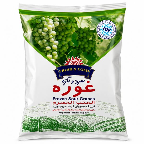 Fresh & Cold Frozen Sour Grapes, 400gr