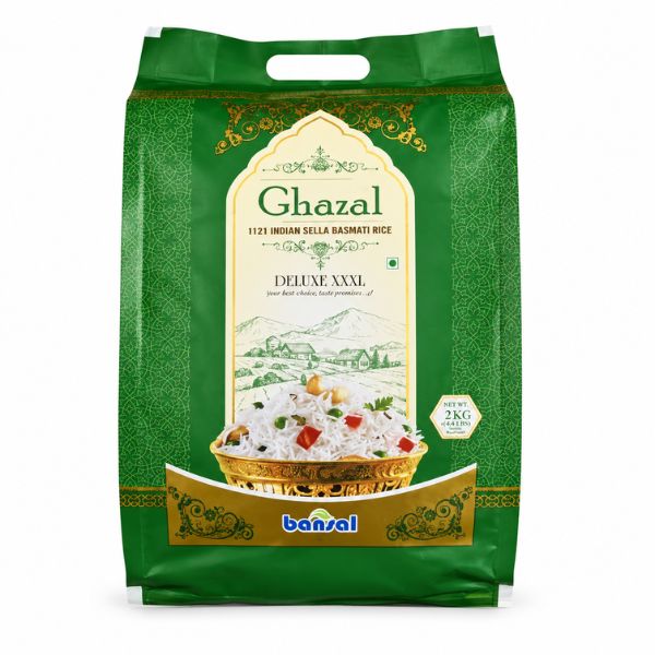 Ghazal 1121 Indian Sella Basmati Rice, 10lbs