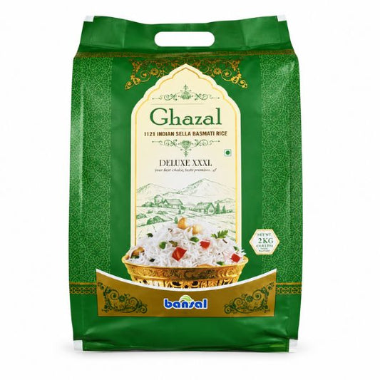 Ghazal 1121 Indian Sella Basmati Rice, 10lbs