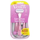 Gillette Venus Sensitive Women's Disposable, 6 Razors