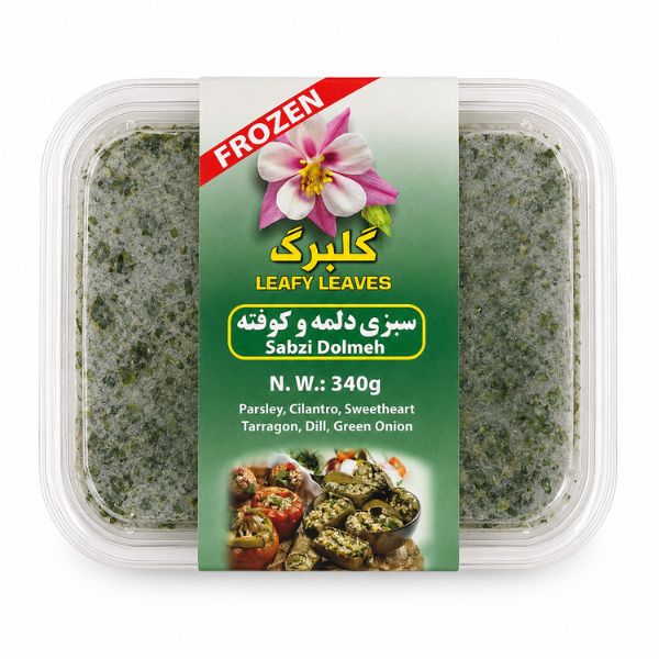 سبزی منجمد دلمه گلبرگ — ۳۴۰ گرم