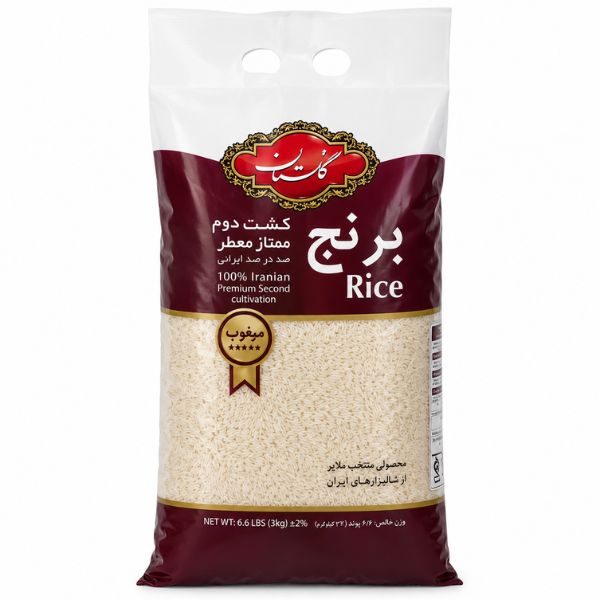 برنج کشت دوم گلستان