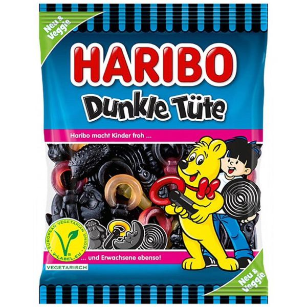 Haribo Dark Bag Dunkle, 175gr