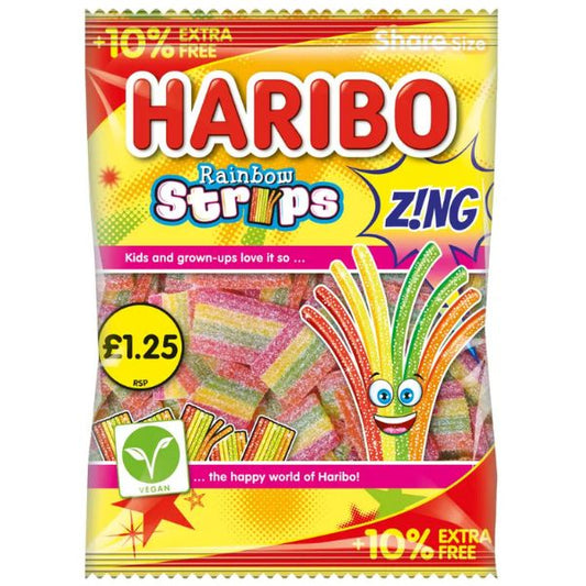 Haribo Rainbow Strips, 143gr