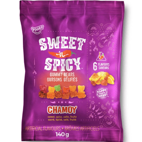 Huer Sweet & Spicy Gummy Bears, 140gr