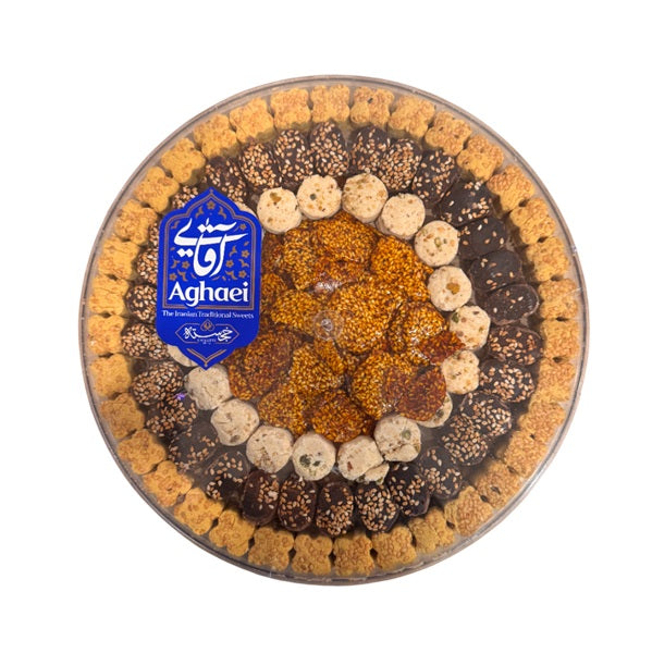 Aghaei Home Made Sweets Round Shape, 900gr