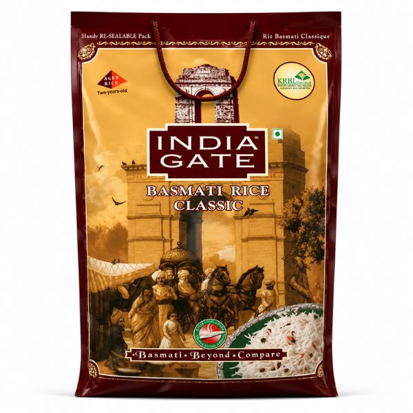 India Gate Basmati Rice Classic, 8lb